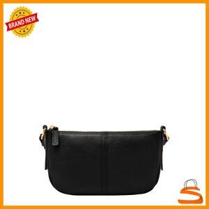 Small Genuine Leather Crossbody Bag with Adjustable Straps
